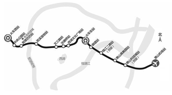从仓前到机场只要45分钟 杭州最快的地铁线如何设计出炉？