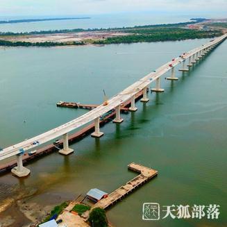 中国交建承建文莱首座跨海特大桥梁顺利合龙
