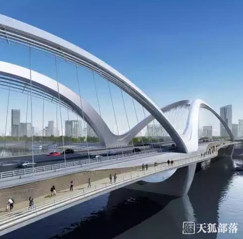 福州前横闽江大桥：国内最大跨径的双跨不对称连续拱梁组合体系桥梁