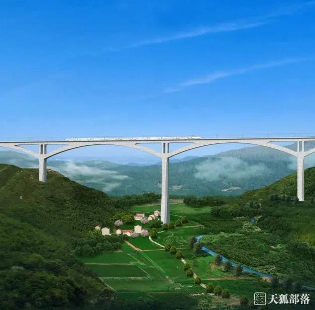 平庆铁路全线首座隧道杏林村隧道和白水特大桥开工建设